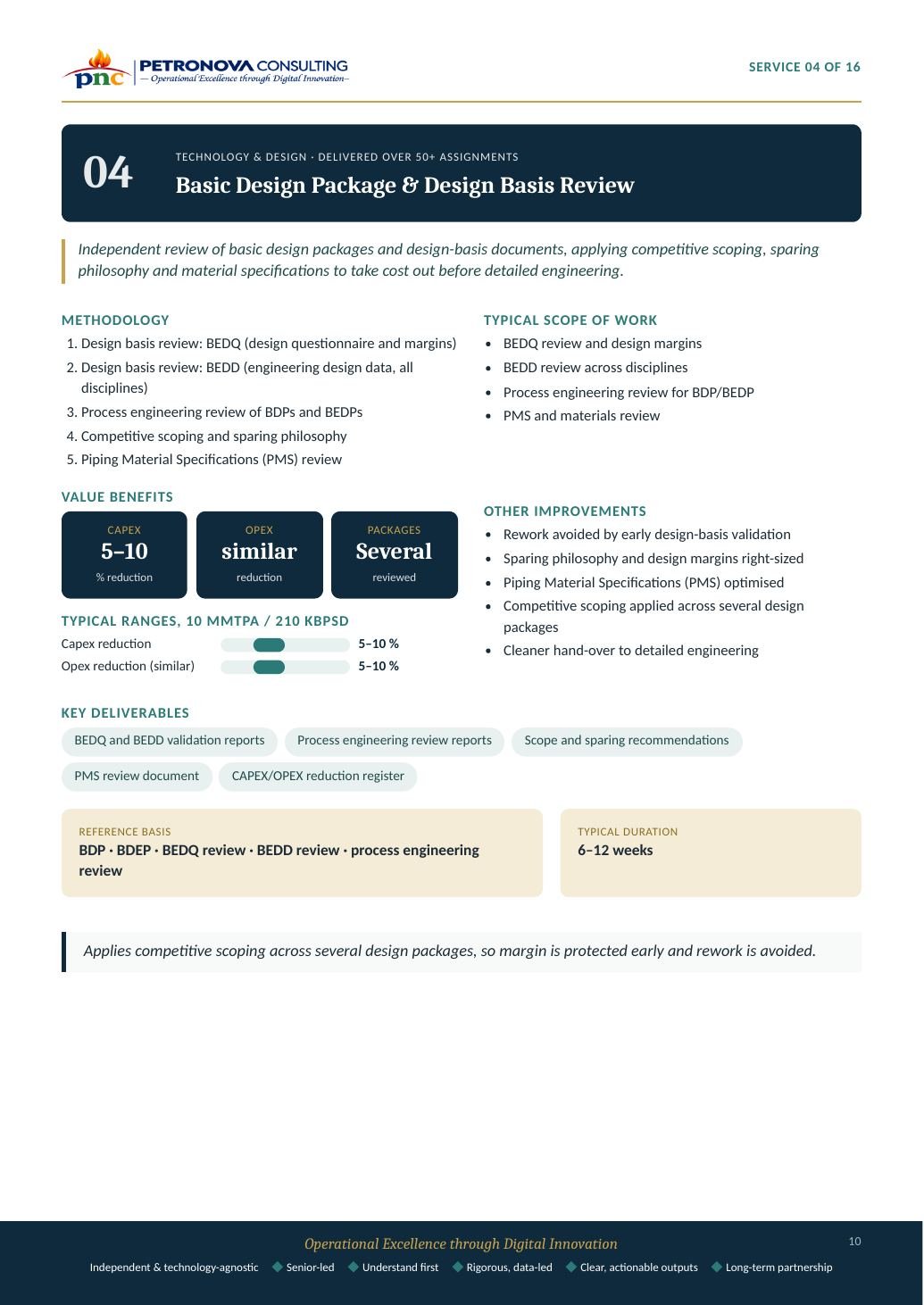 Service Catalogue page 10 of 24